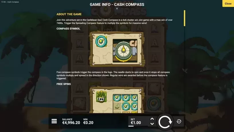 Cash Compass slot screenshot 4