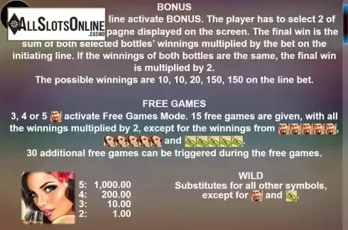 Game Rules screen