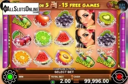 Game screen