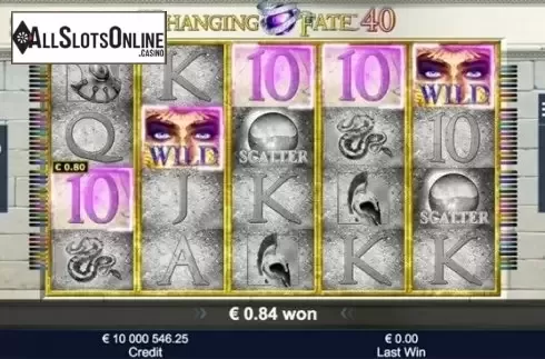 Screen 2. Changing Fate 40 from Greentube