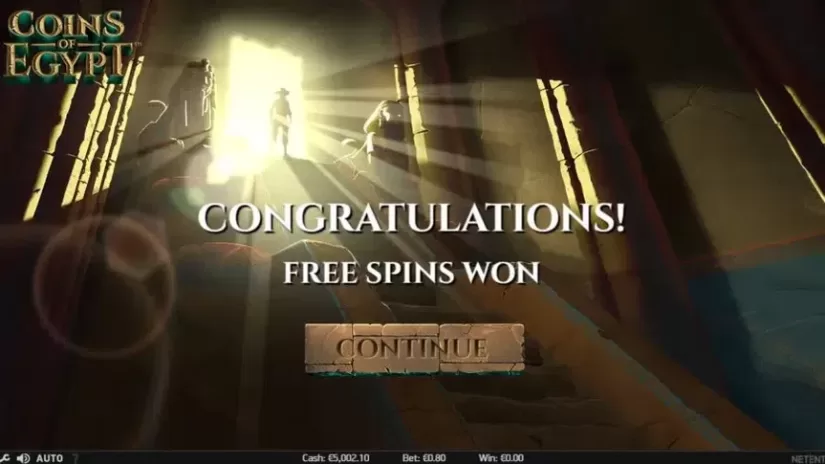 Coins of Egypt slot screenshot 3