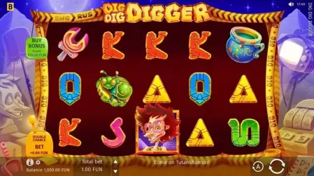 Dig Dig Digger slot screenshot 1