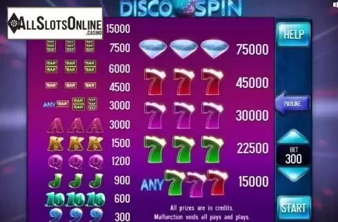 Paytable