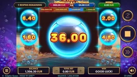 Dolphin Queen slot screenshot 8