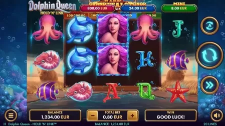 Dolphin Queen slot screenshot 1