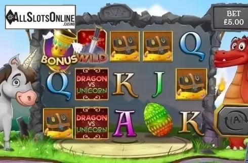 Game Workflow screen. Dragon vs Unicorn from Red7