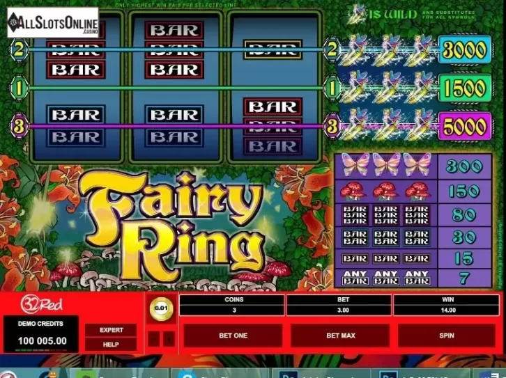 Screen3. Fairy Ring from Microgaming