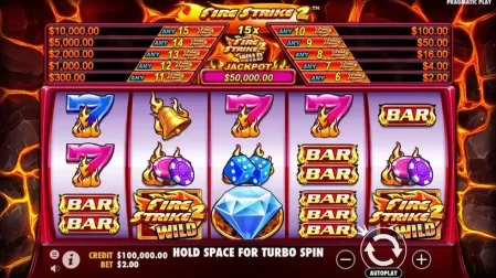 Fire Strike 2 slot screenshot 1