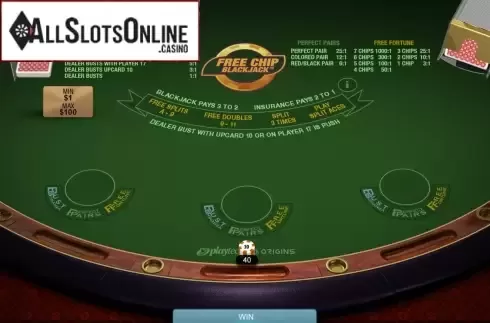 IPad1. Free Chip Blackjack from Playtech