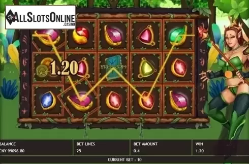 Win Screen. Gemstone Legend from Triple Profits Games