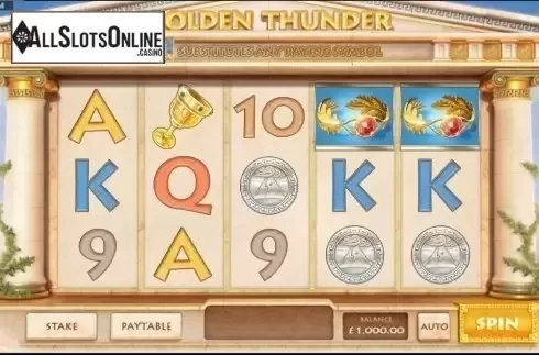 Screen4. Golden Thunder from Cayetano Gaming