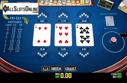 Win screen 2. Hi-Lo Pro (World Match) from World Match