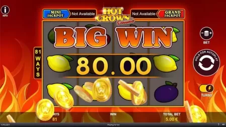 Hot Crown Deluxe slot screenshot 4