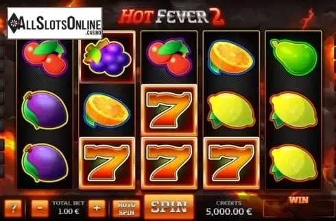 Reel Screen. Hot Fever 2 from GAMING1