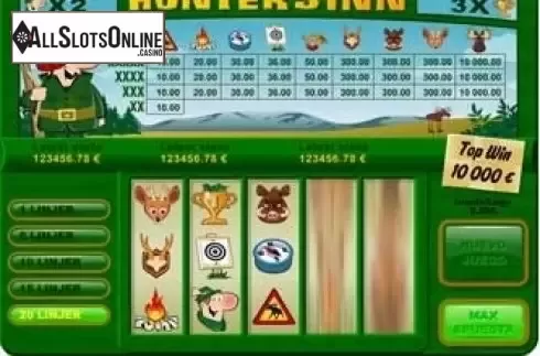 Game Workflow screen. Hunter's Inn from PAF