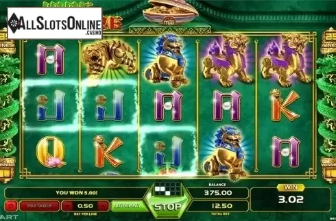 Win screen. Jade Treasure from GameArt