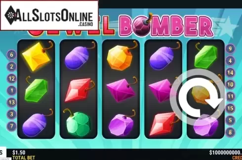 Reel Screen. Jewel Bomber from Slot Factory