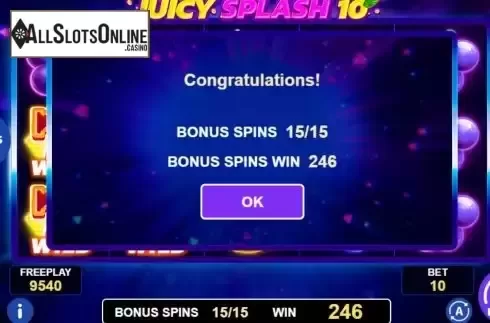 Win Free Games screen