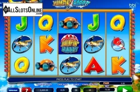 Screen6. Jumpin' Rabbit from Microgaming