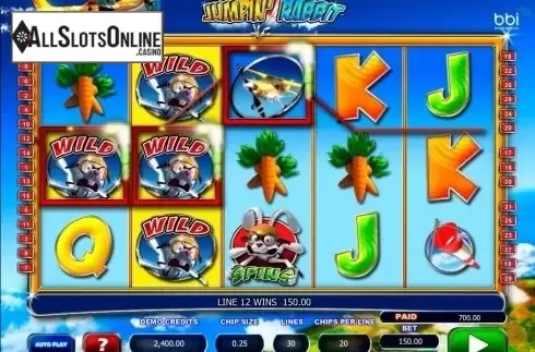 Screen9. Jumpin' Rabbit from Microgaming