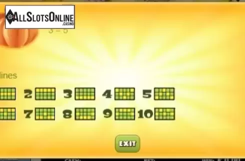 Paytable 4. Jungle Fruits from OMI Gaming