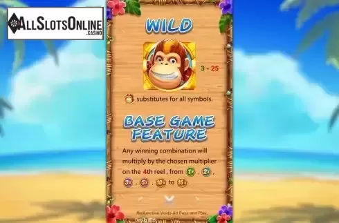 Wild feature screen