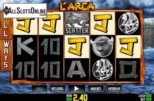 Win screen 2. L'Arca from Nazionale Elettronica