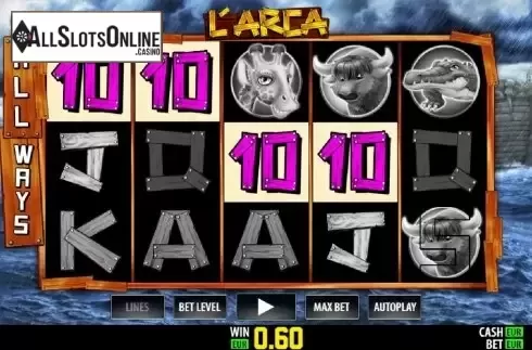 Win screen 3. L'Arca from Nazionale Elettronica