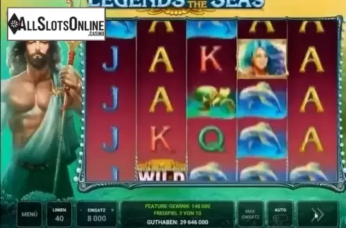 Reel screen. Legends of the Seas (Novomatic) from Novomatic