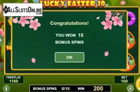 Free Spins Win Screen 2