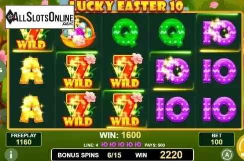 Free Spins GamePlay Screen