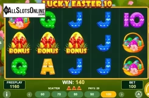 Free Spins Win Screen