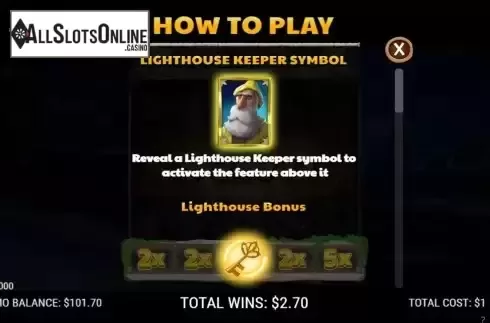 Game Features screen