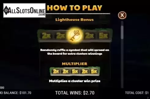 Game Features screen 2