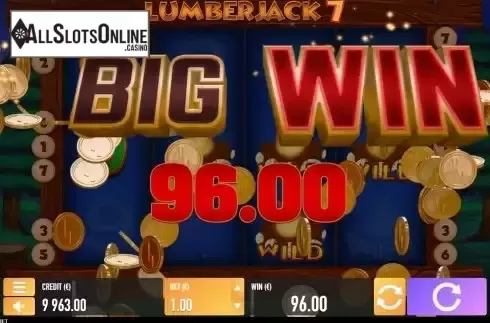 Big Win screen