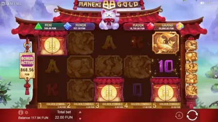 Maneki 88 Gold slot screenshot 3