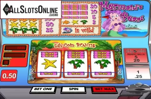 Reels. Mermaid's Pearl (Betsoft) from Betsoft