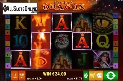Screen4. Mighty Dragon from Bally Wulff