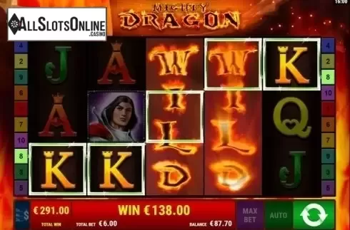 Screen9. Mighty Dragon from Bally Wulff
