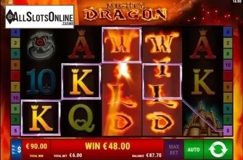 Screen8. Mighty Dragon from Bally Wulff