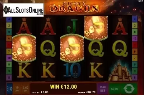 Screen5. Mighty Dragon from Bally Wulff