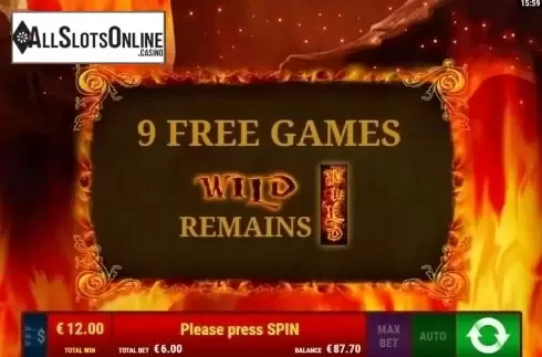 Screen6. Mighty Dragon from Bally Wulff