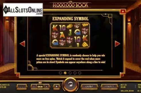 Expanding Symbol screen