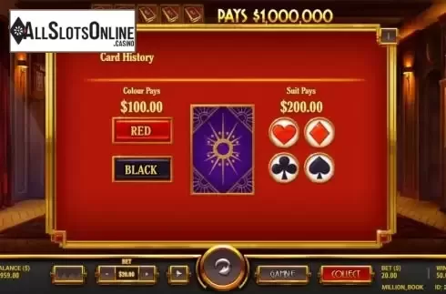 Risk/Gamble game screen