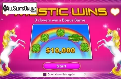 Bonus game screen