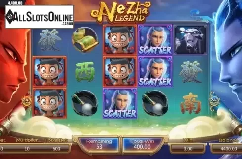 Free Spins 1. NeZha Legend from Dream Tech