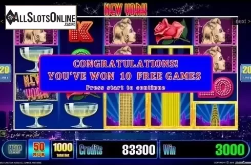 Win Screen 2. New York from Belatra Games