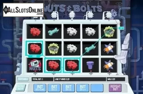 Win Screen 2. Nuts & Bolts from Roxor Gaming
