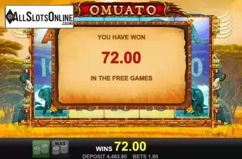 Win Free Game screen
