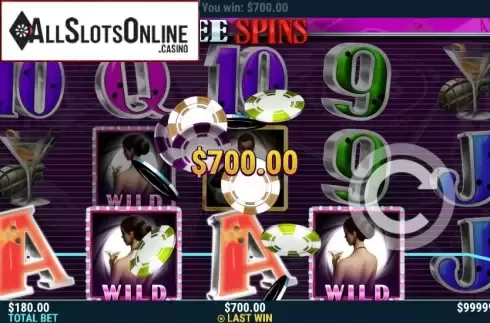 Win Screen. Operation Wilds from Slot Factory